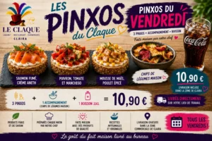 Formule Pinxos  Vendredi